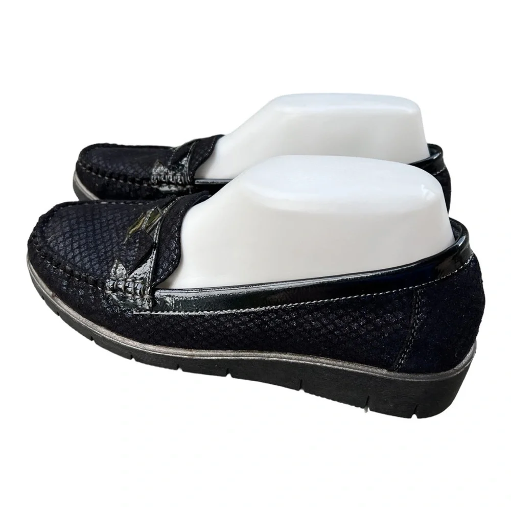 Yameiji Navy Blue loafers size 38 (7)